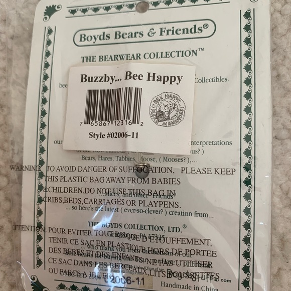 Boyd Bear Pin Lot - 7 new pins in packaging - Picture 8 of 14